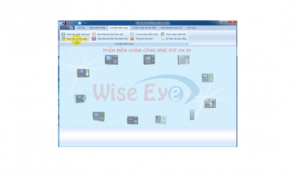 Phần mềm chấm công Wise Eye On 39